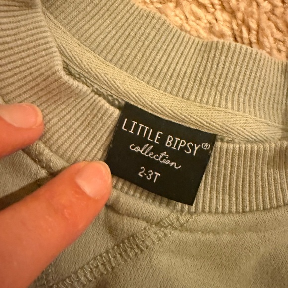 Little Bipsy Green Sweatshirt - Picture 3 of 3